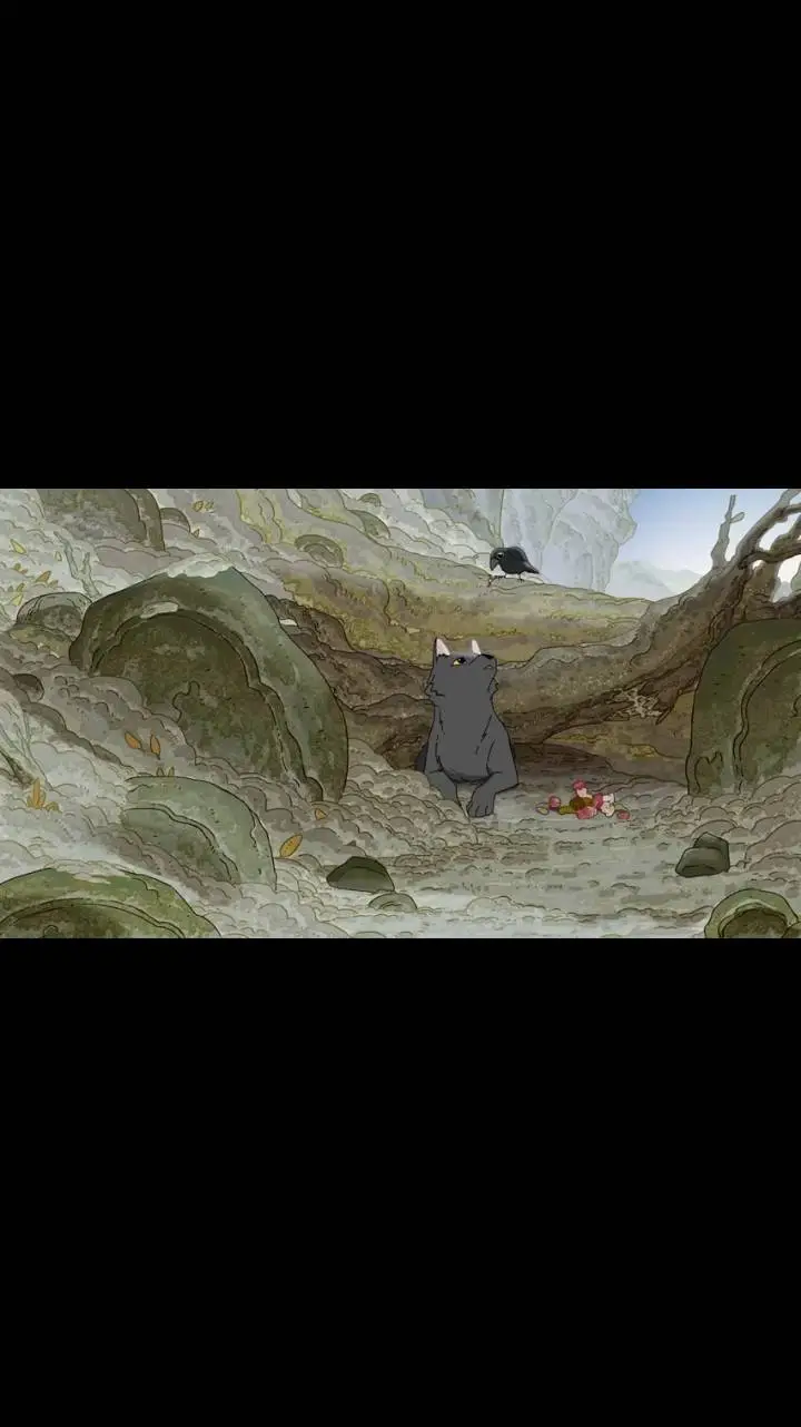 ai character: 🩶lobo x cuervo 🖤 background