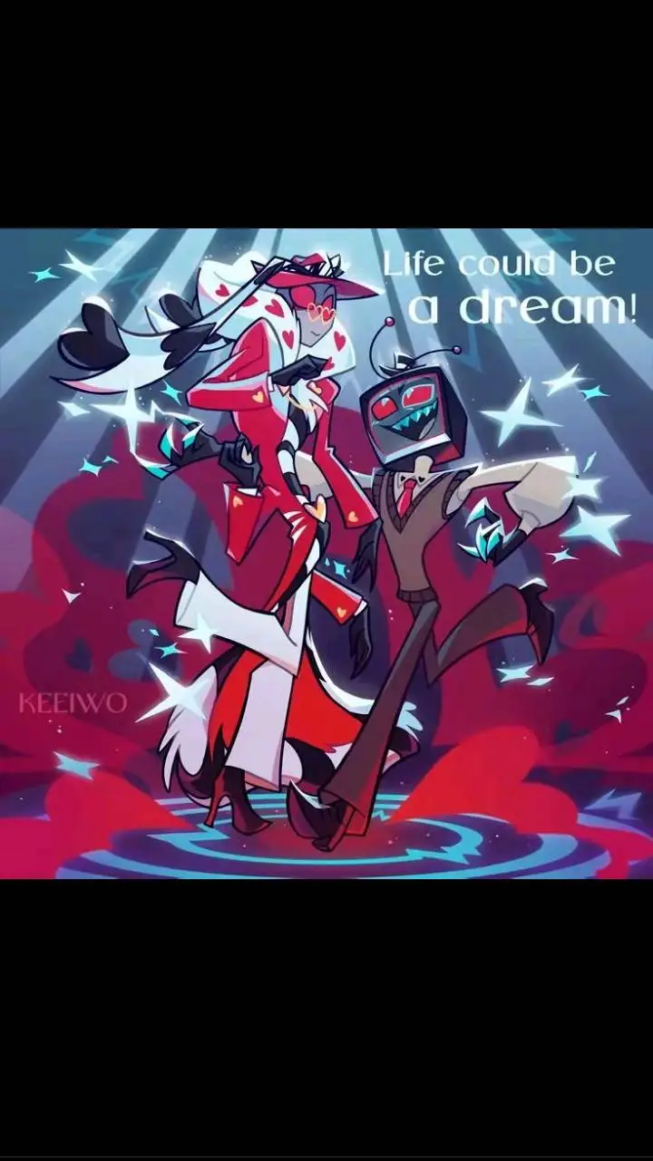 ai character: 💙Vox x Valentino❤️ background