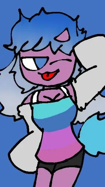 ai character: candy blossom  background