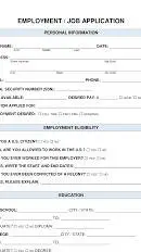 ai character: Job application  background