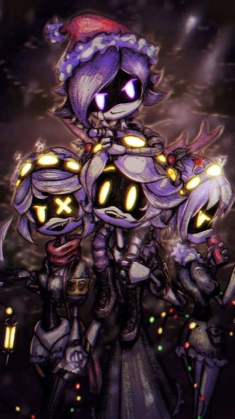 ai character: MD CHRISTMAS!!!! background