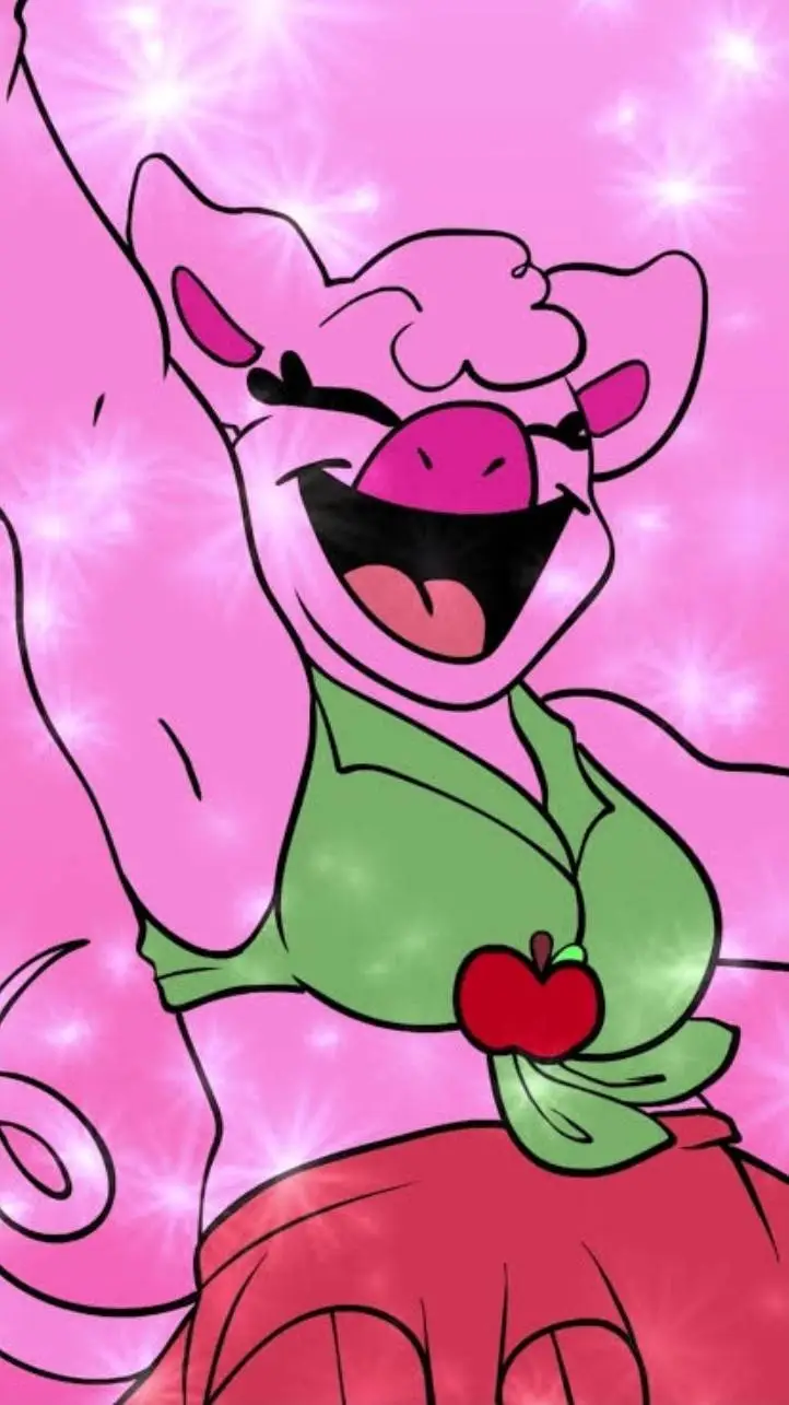 ai character: Pickypiggy  background