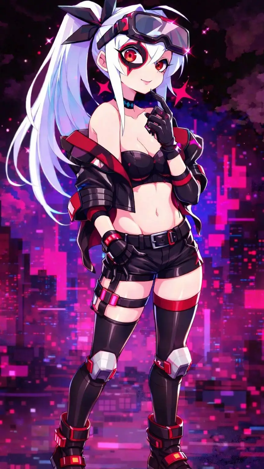 ai character: Midneta (OC) background