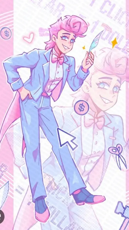 ai character: •`BLOODMONEY'• background