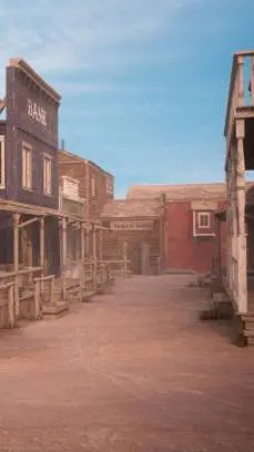 ai character: The Wild West. background