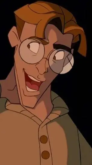 ai character: Milo James Thatch background