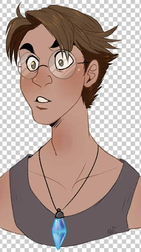 ai character: Milo James Thatch background