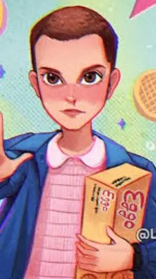 ai character: Stranger things background