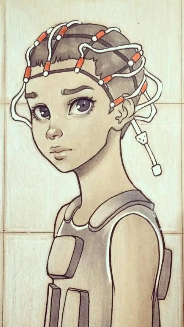 ai character: Stranger Things background