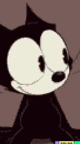 ai character: FelixTheCat background
