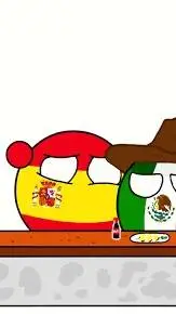 ai character: España x Mexico xd background