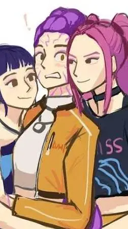 ai character: Rumi x Mira x Zoey background