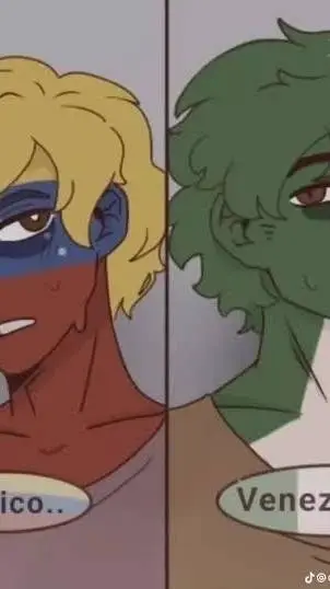 ai character: México x Venzuela background