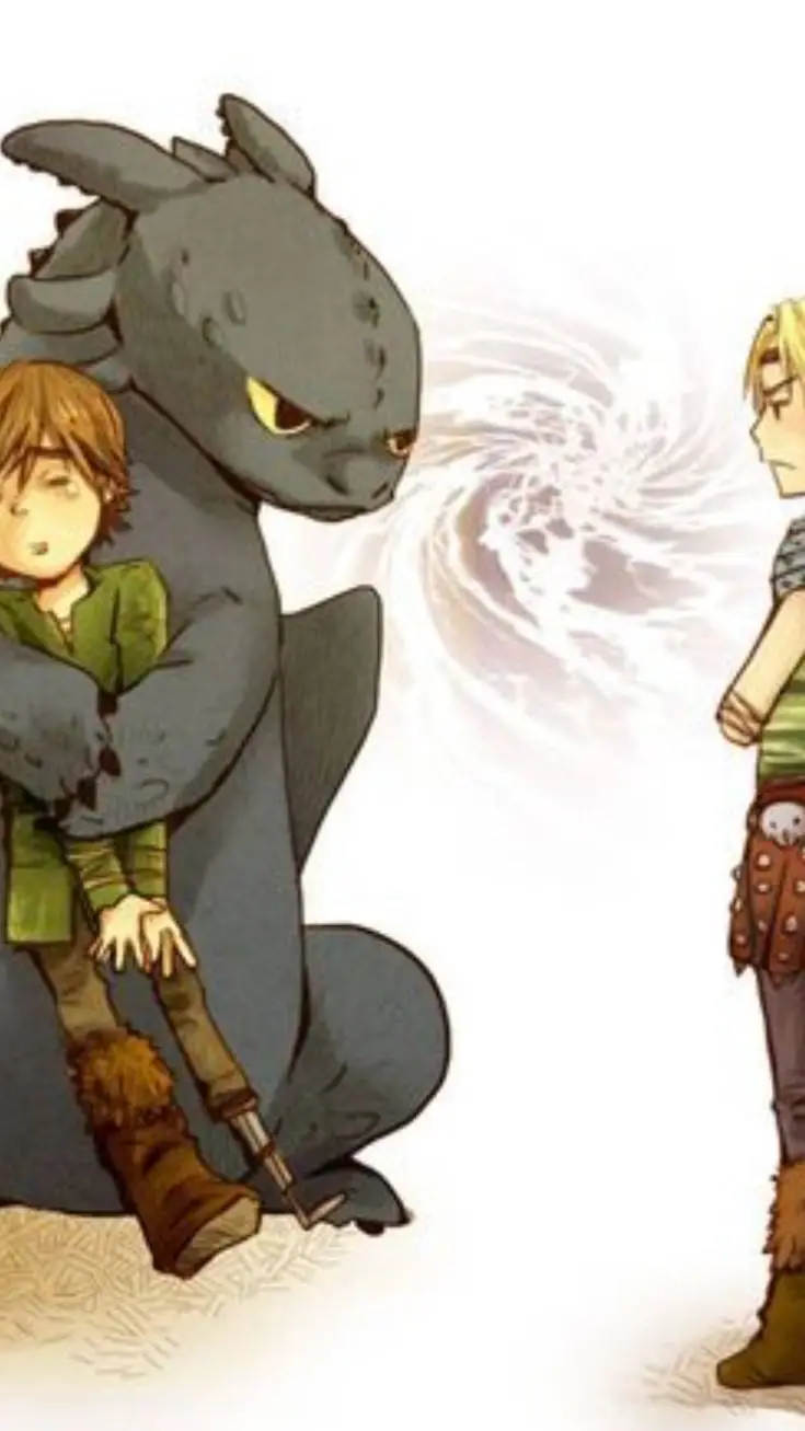 ai character: asleep hiccup background