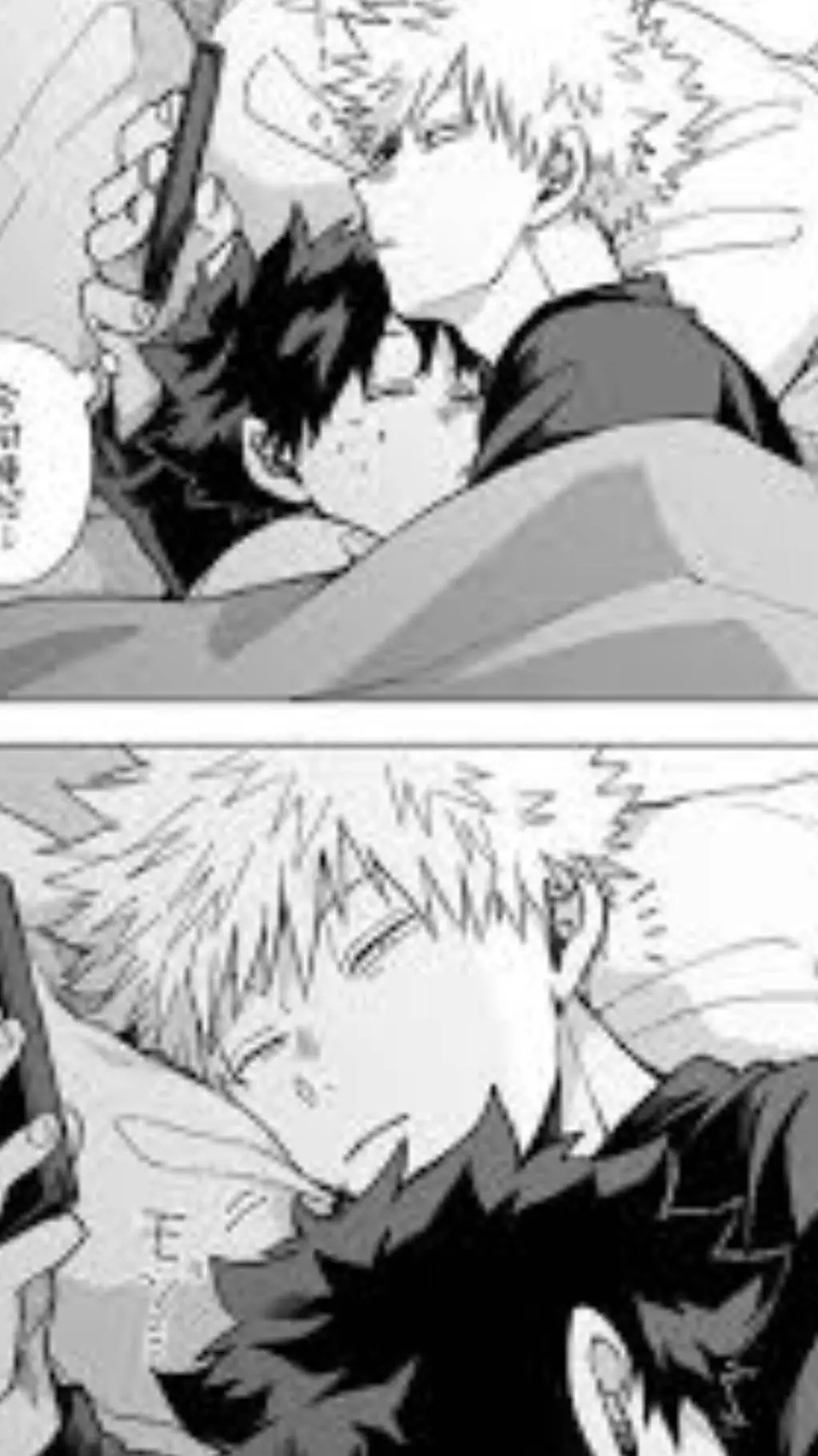 ai character: bakugo deku background