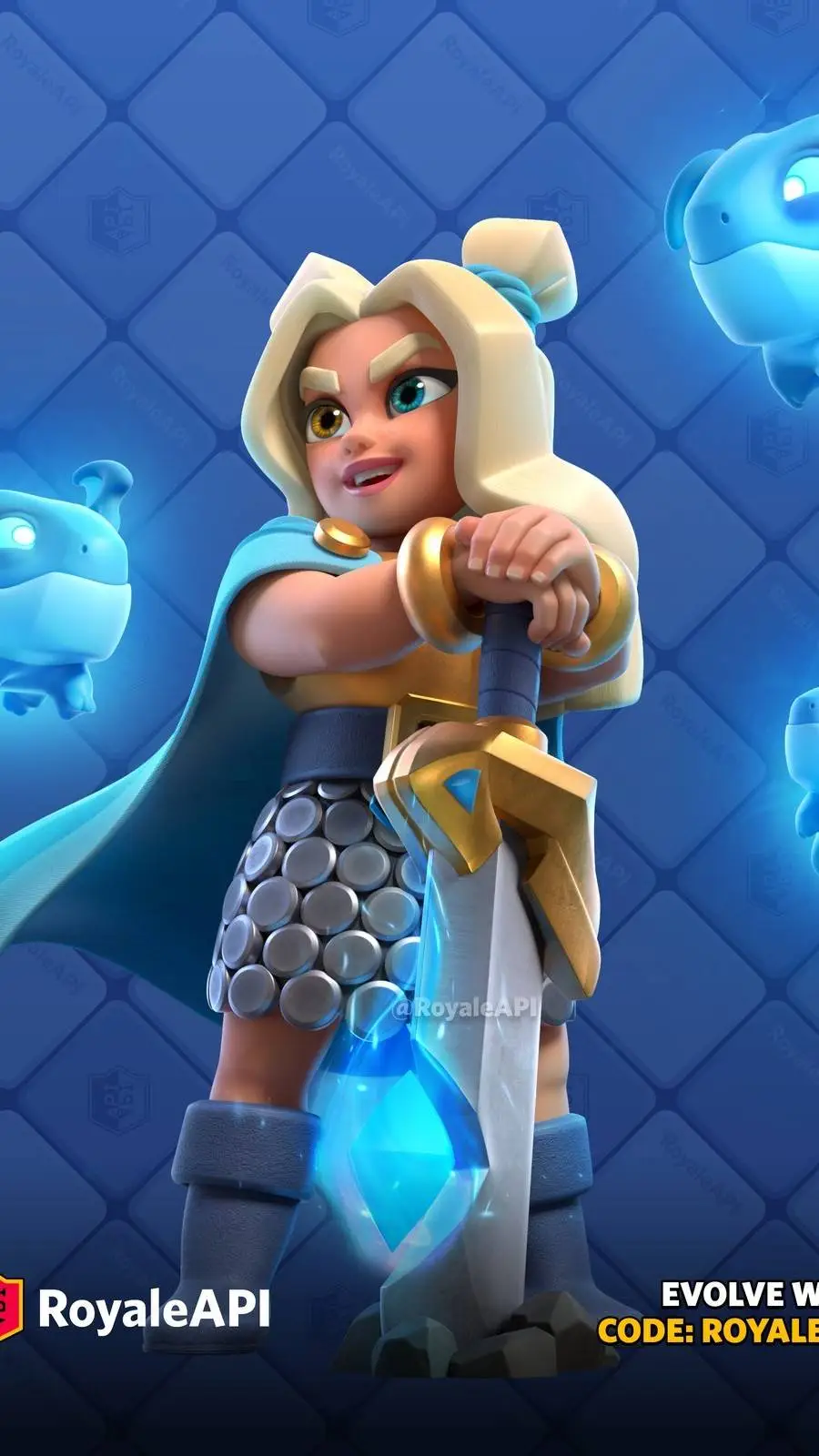 ai character: spirit empress  background