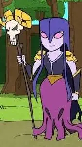 ai character: witch clash royale background