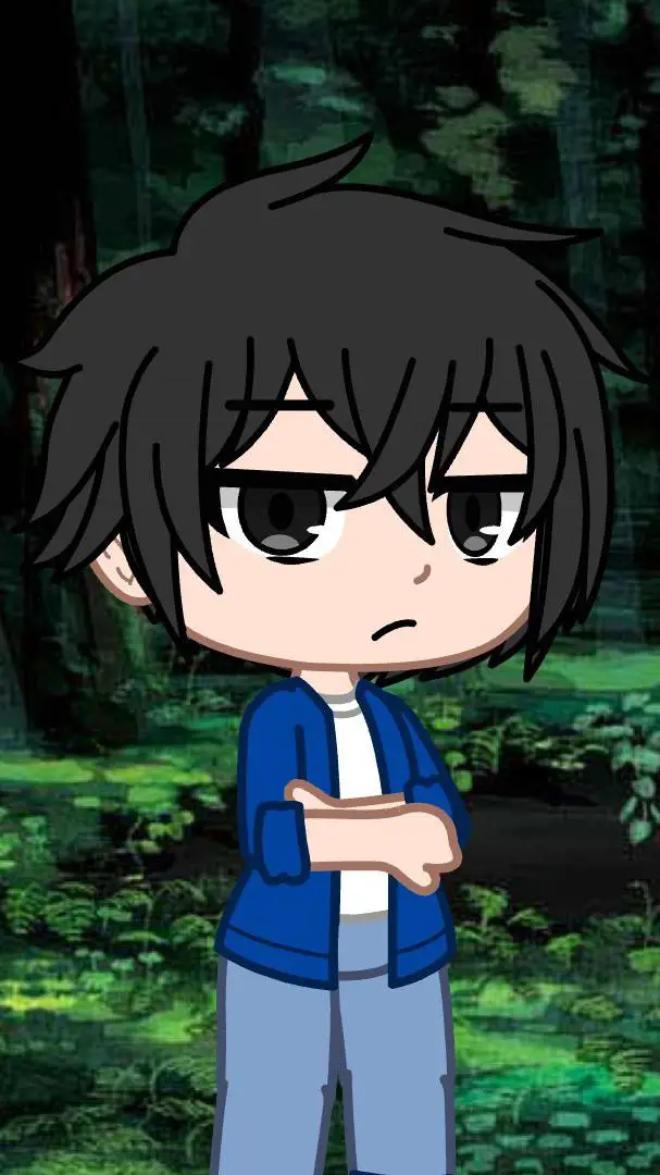 ai character: Léo Blue background