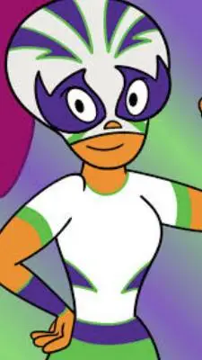 ai character: buena girl background