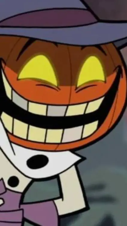 ai character: Jack o' lantern  background