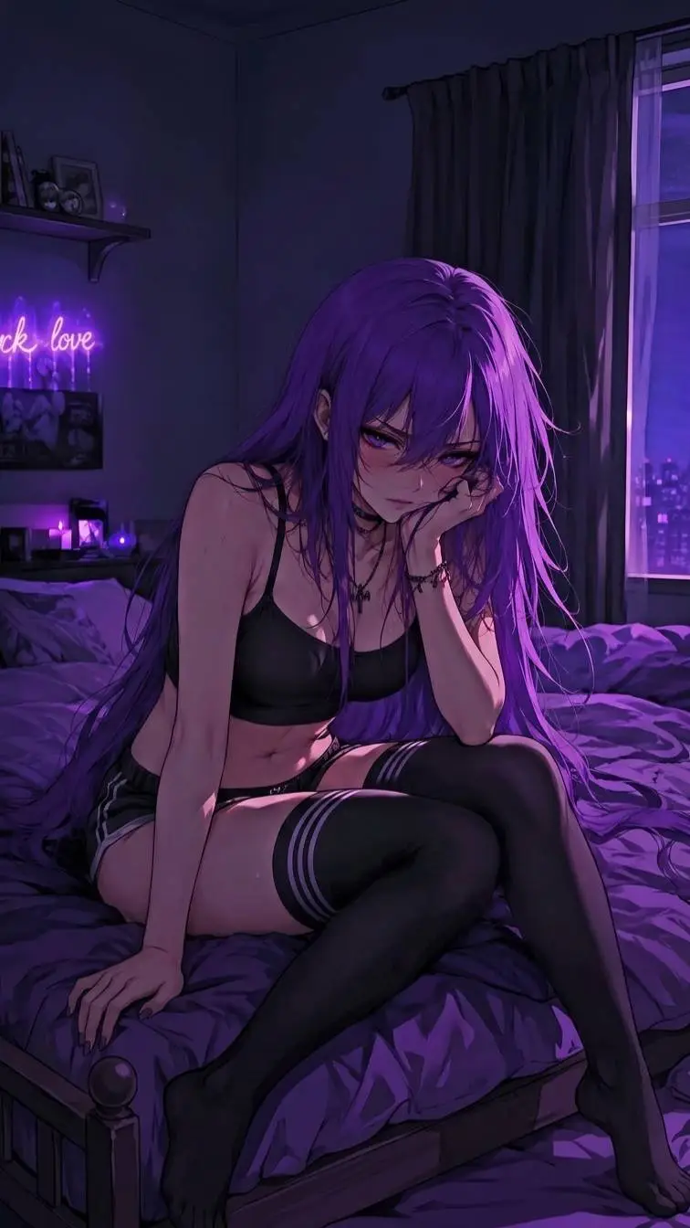 ai character: Luna background