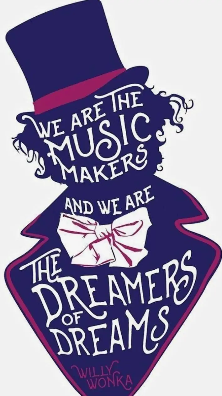 ai character: Willy wonka background
