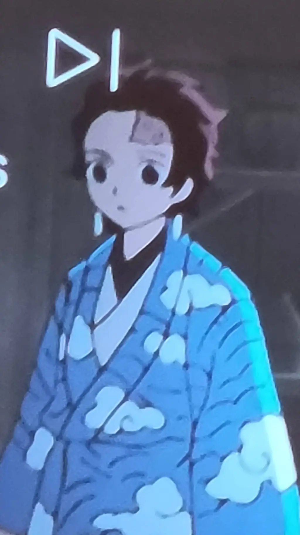 ai character: Tanjiro kamado  background