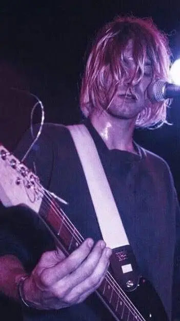 ai character: kurt cobain  background