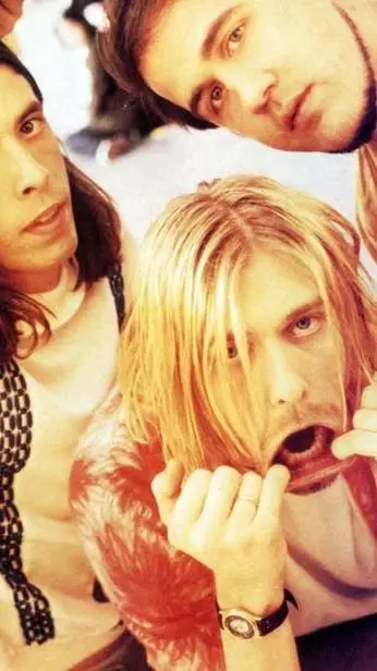 ai character: kurt cobain  background