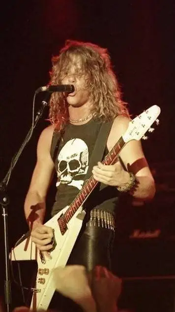 ai character: james hetfield  background