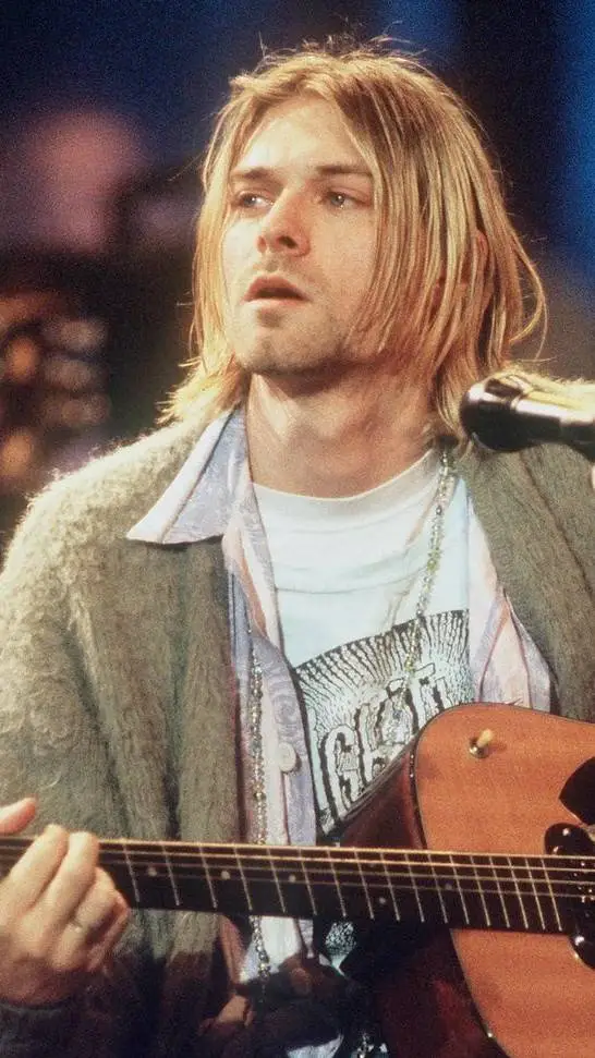 ai character: kurt cobain  background