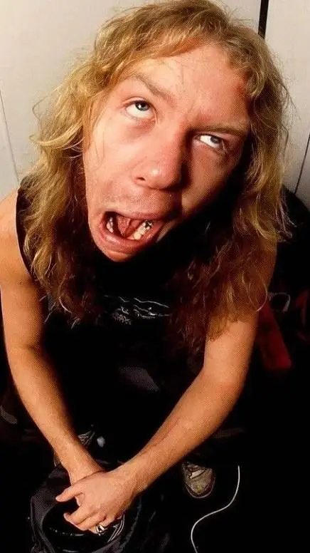 ai character: james hetfield  background