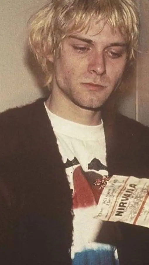 ai character: Kurt cobain  background