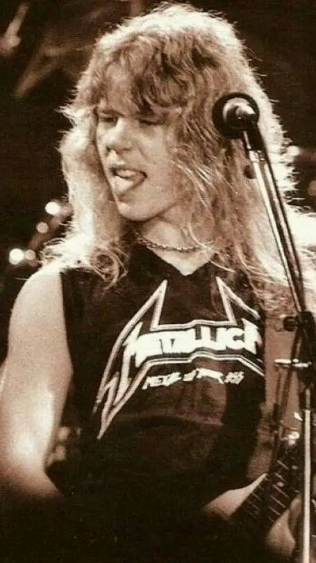 ai character: james hetfield  background