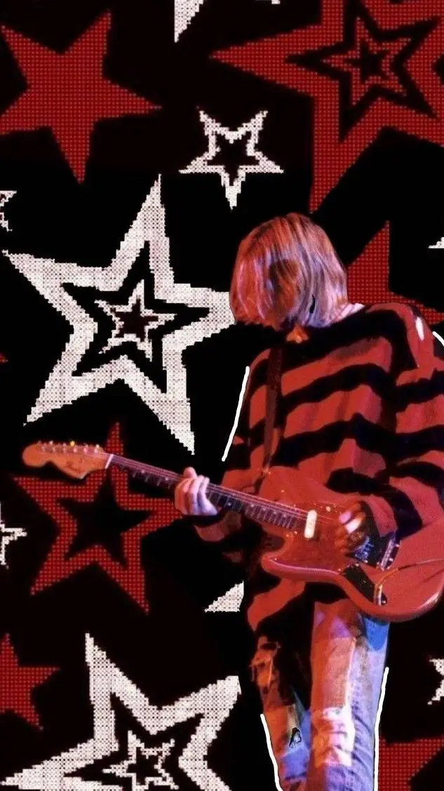 ai character: kurt cobain  background