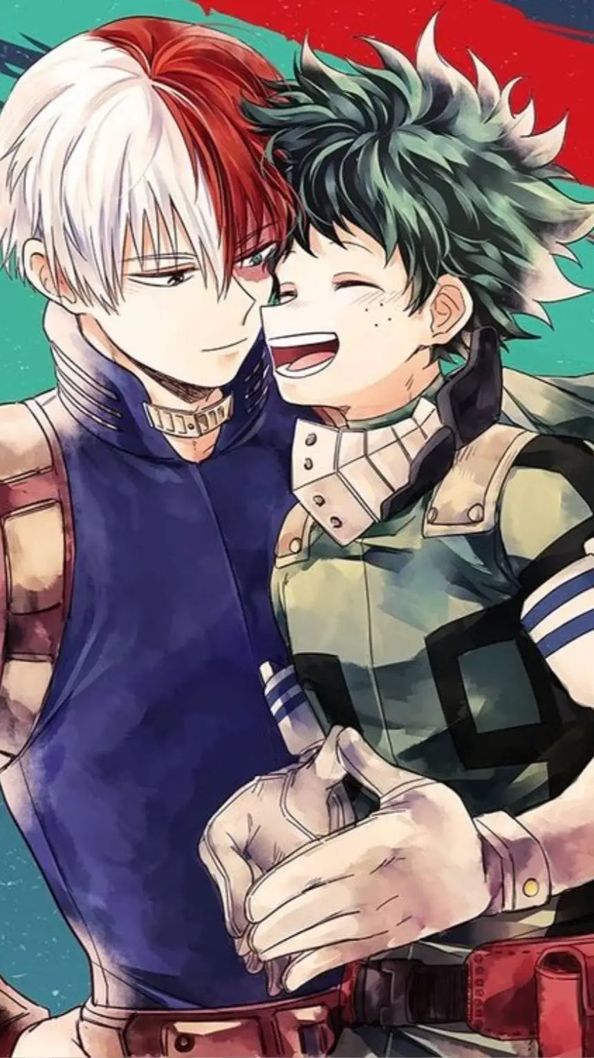 ai character: y/n x shoto x deku background