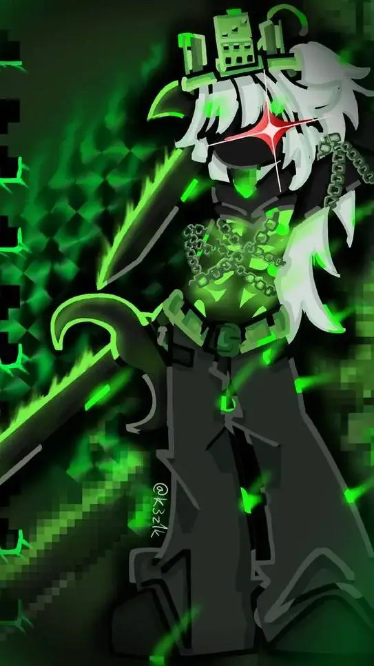 ai character: 𓆩☆ 1X1X1X1 ☆𓆪 background