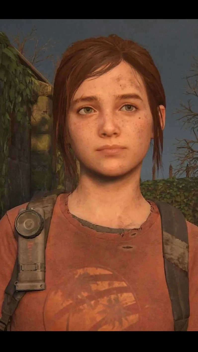 ai character: Ellie Williams  background