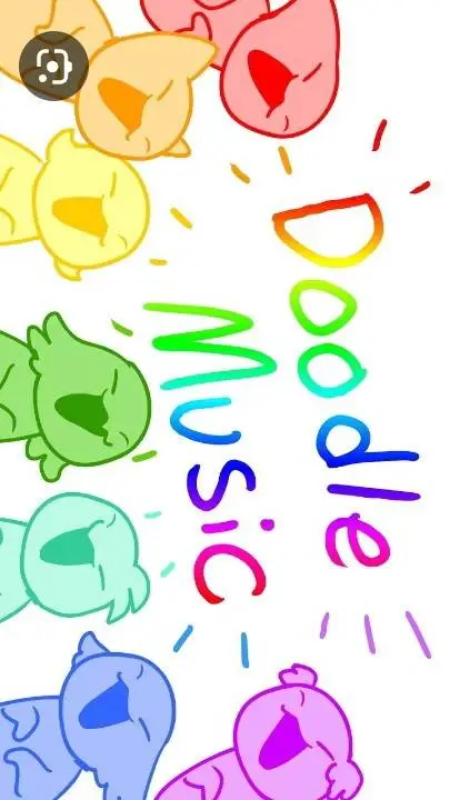 ai character: doodle music! background