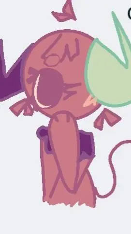ai character: cherry background