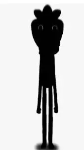 ai character: mouthless sprout  background