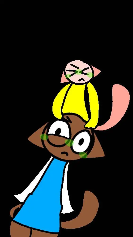 ai character: penny and ???  background
