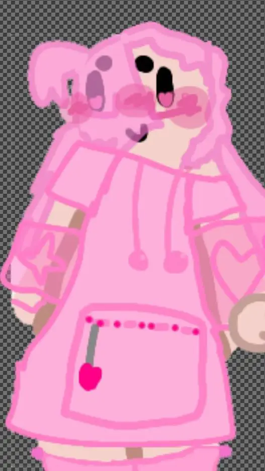 ai character: cherry background