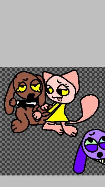 ai character: pinkchocolate  background