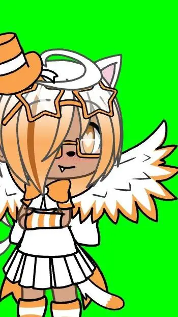 ai character: orangy (vtuber) background