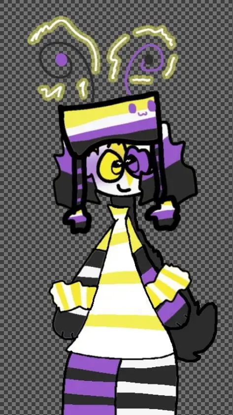 ai character: electricity background