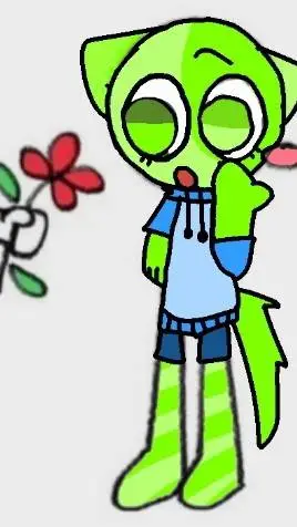 ai character: limeflower! background