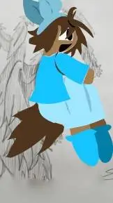 ai character: rebbeca(me) :D background