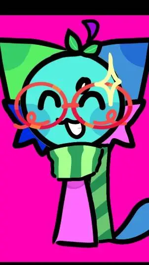 ai character: colorful :3 background