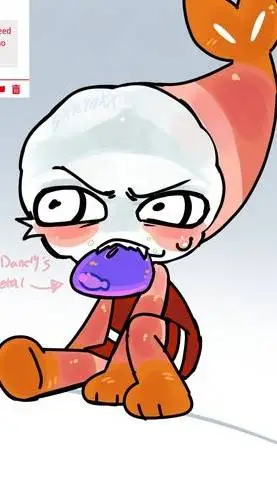 ai character: shrimpo. background
